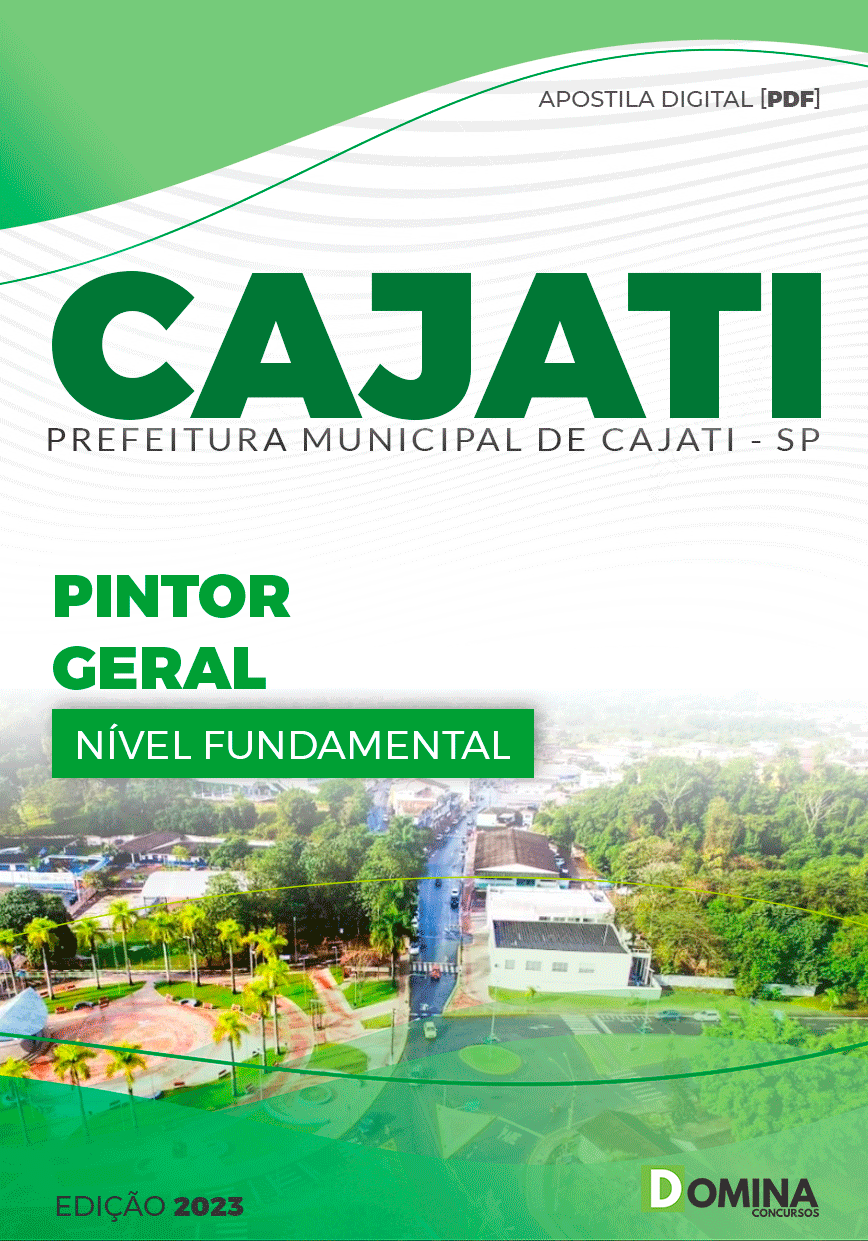 Apostila Pref Cajati SP 2023 Pintor Geral