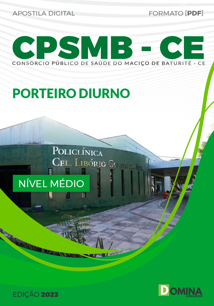 Apostila Concurso CPSMB CE 2023 Porteiro Diurno