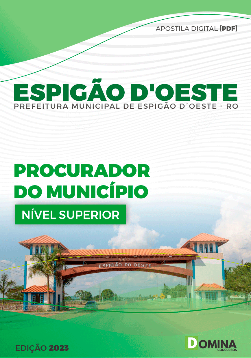 Apostila Pref Espigão D’oeste RO 2023 Procurador