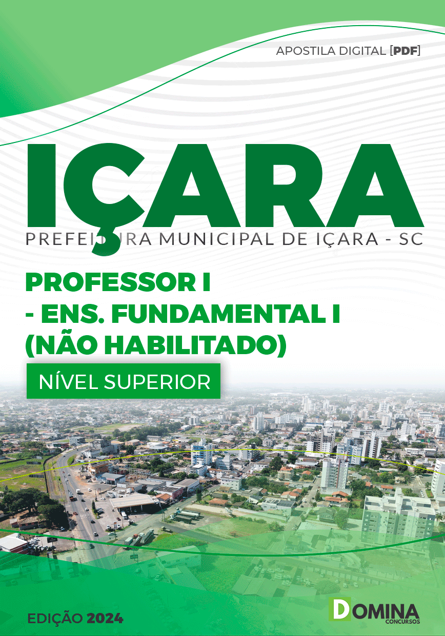 Pref Içara SC 2024 Professor Ensino Fundamental Não Habilitado