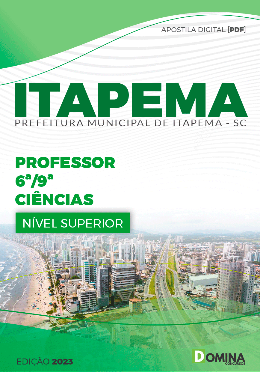 Apostila Pref Itapema SC 2023 Professor Ciências