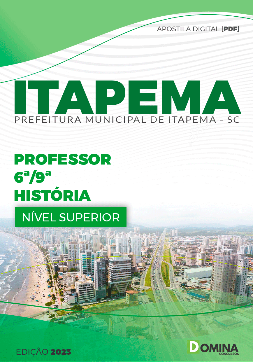 Apostila Pref Itapema SC 2023 Professor História