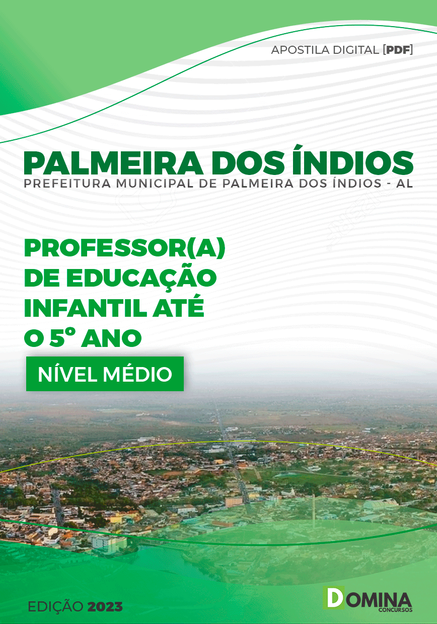 Apostila Pref Palmeira dos Índios AL 2023 Professor Educação Infantil