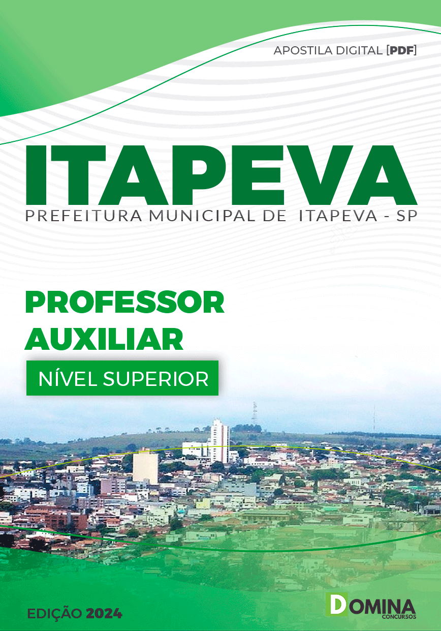 Apostila Pref Itapeva SP 2024 Professor Auxiliar