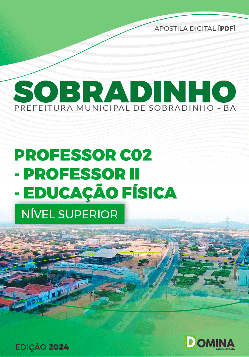 Apostila Pref Sobradinho BA 2023 Professor II Educação Física