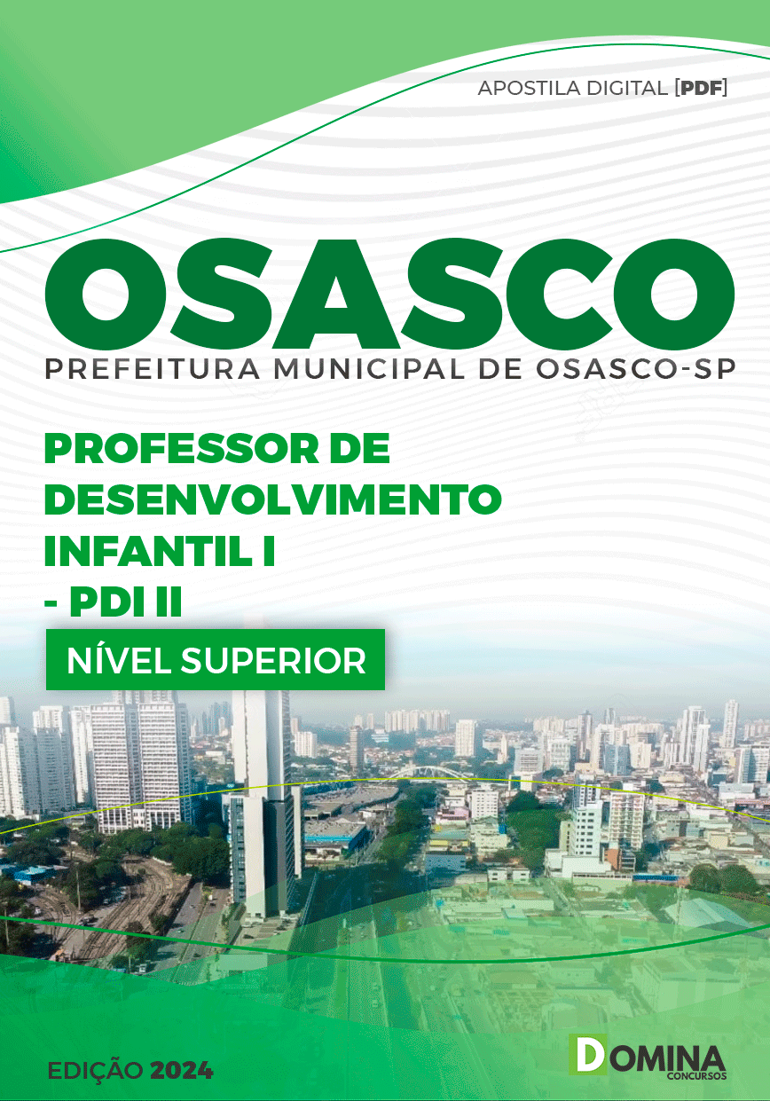 Apostila Pref Osasco SP 2023 Professor Desenvolvimento Infantil I