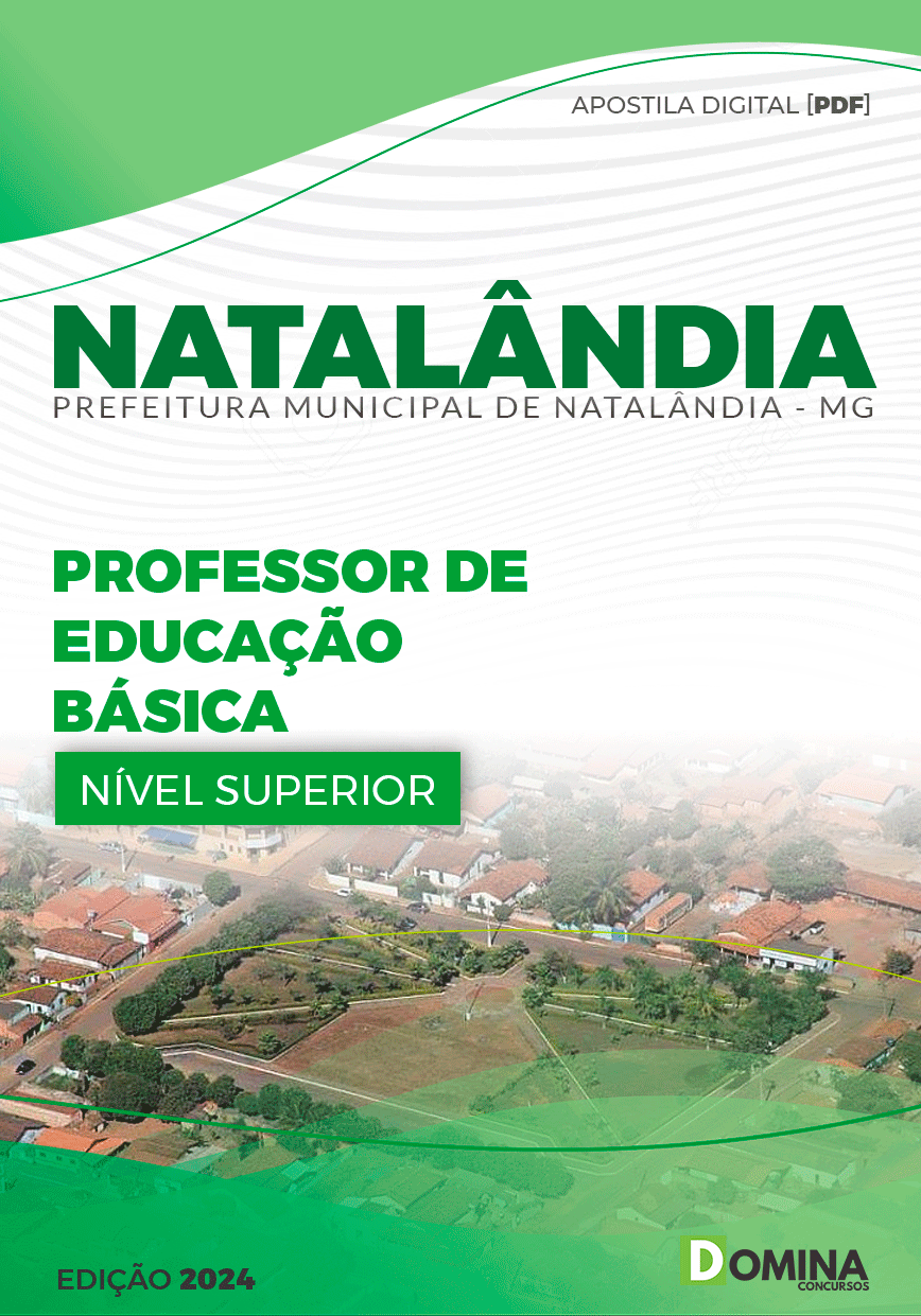 Apostila Pref Natalândia MG 2024 Professor Educação Básica