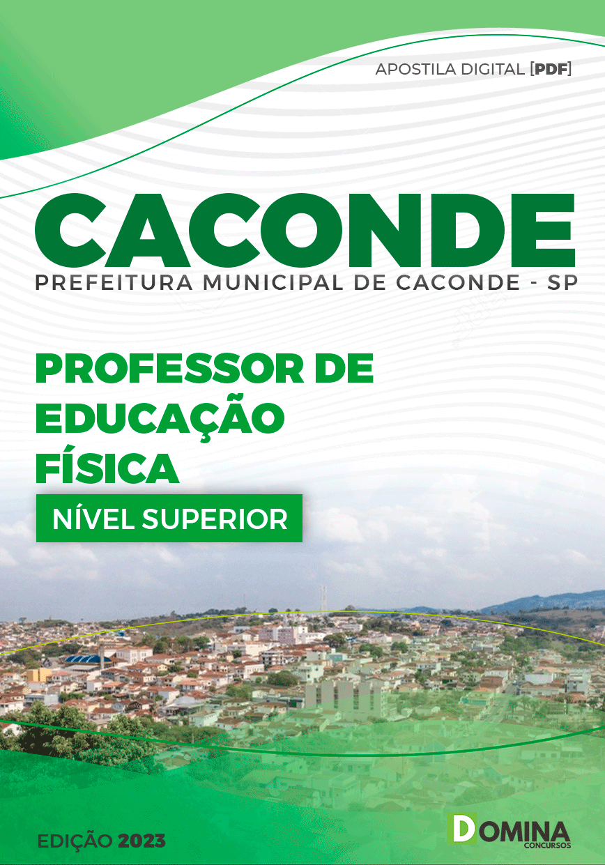 Apostila Pref Caconde SP 2023 Professor Educação Física