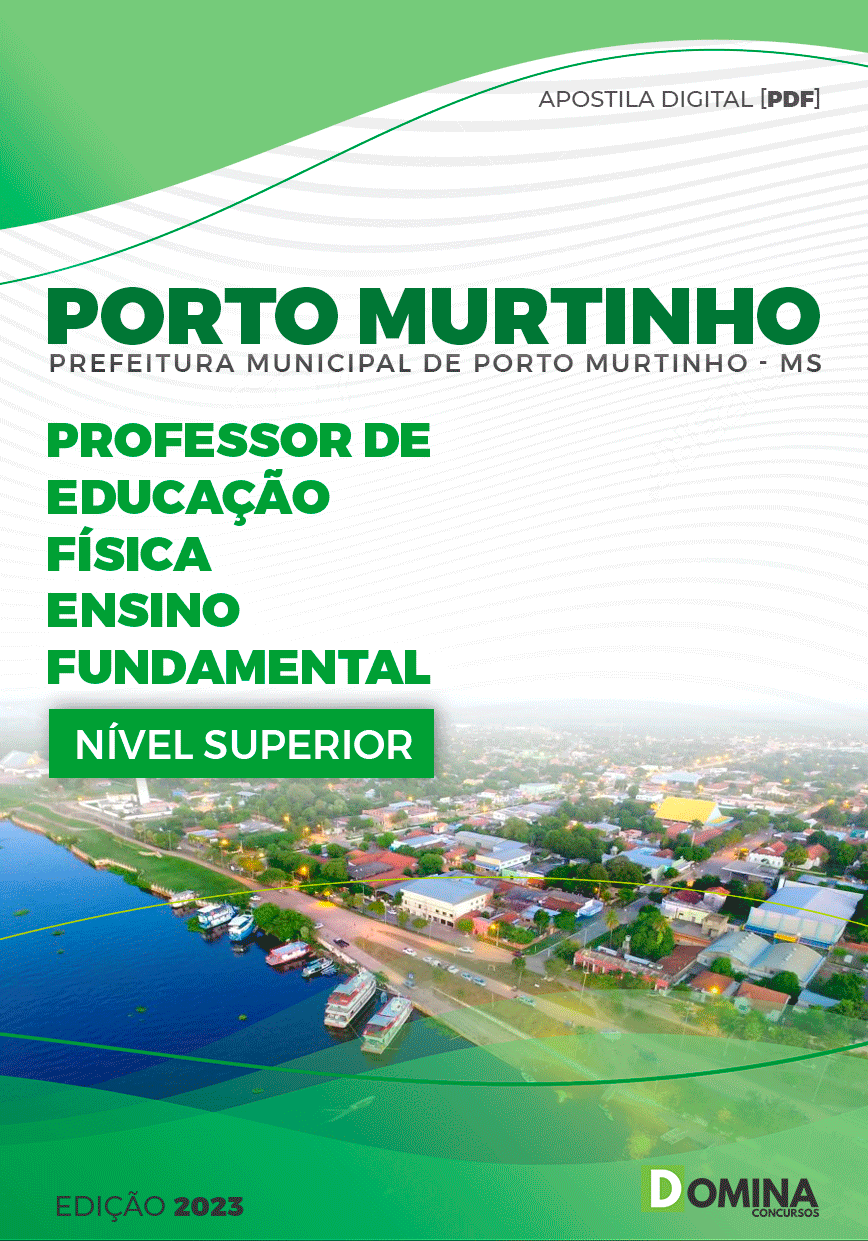 Apostila Pref Porto Murtinho MG 2023 Professor Educação Física