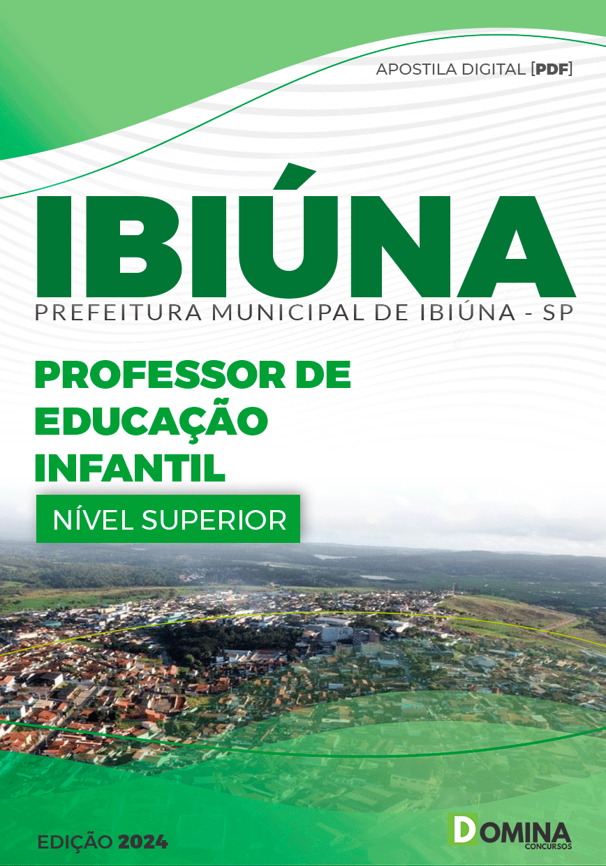 Apostila Pref Ibiúna SP 2024 Professor de Educação Infantil