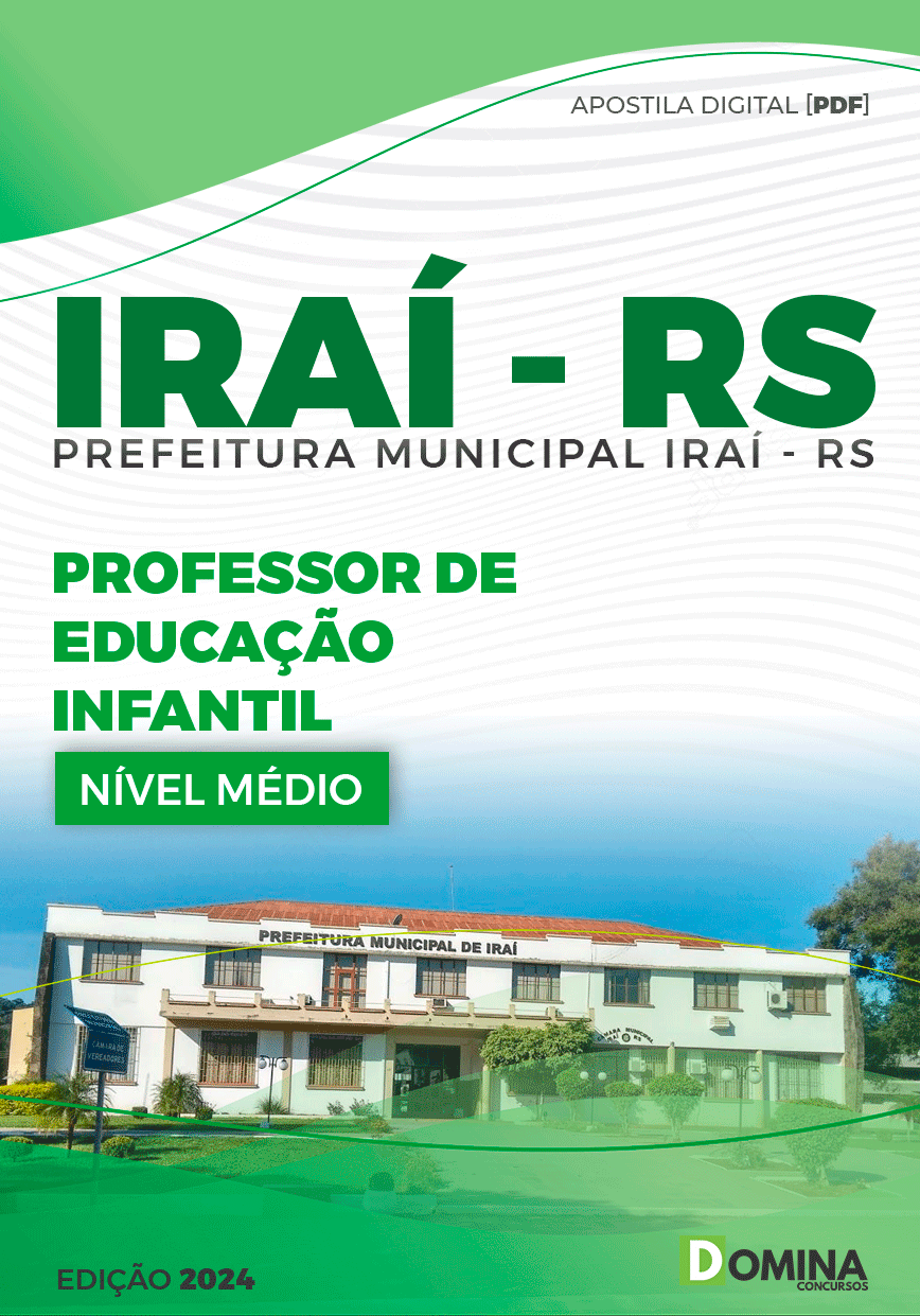Apostila Pref Iraí RS 2024 Professor de Educação Infantil