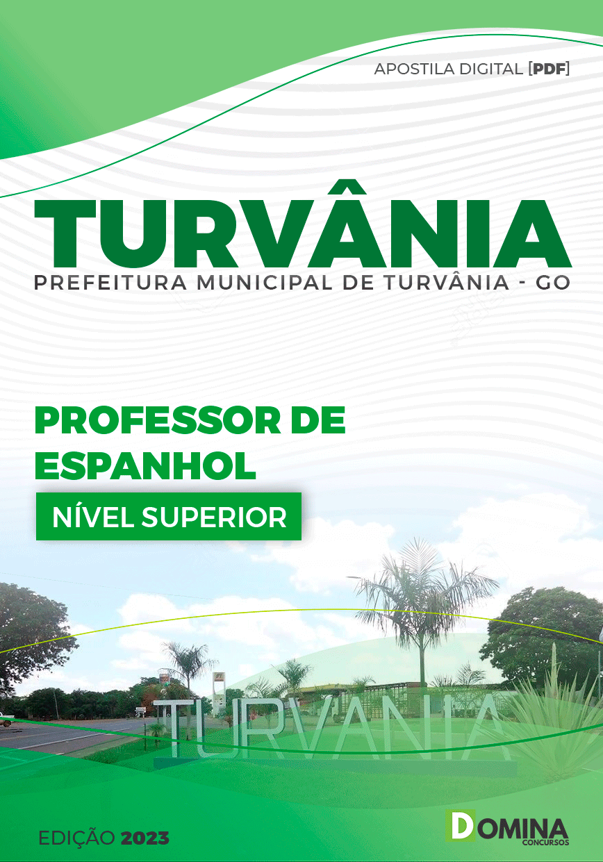Apostila Pref Turvânia GO 2023 Professor de Espanhol