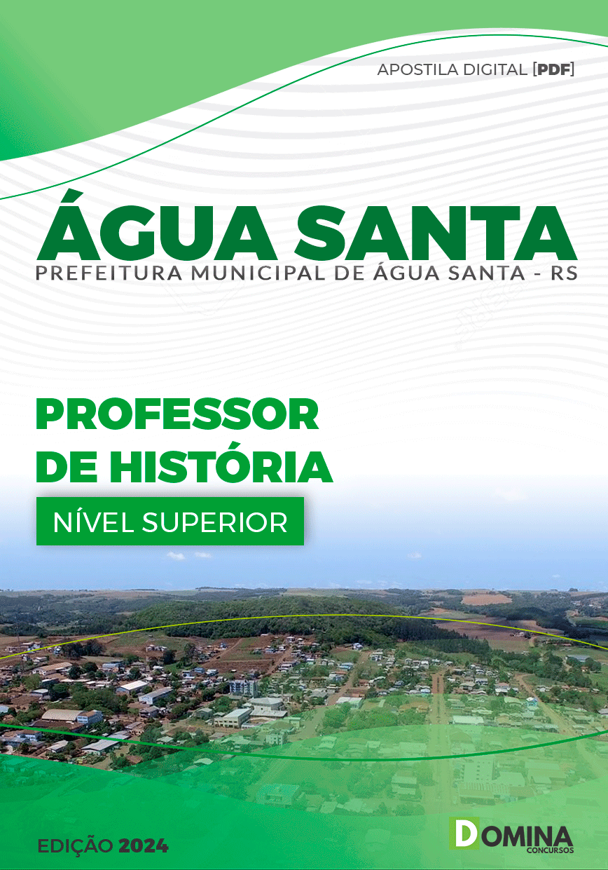 Apostila Pref Água Santa RS 2024 Professor de História