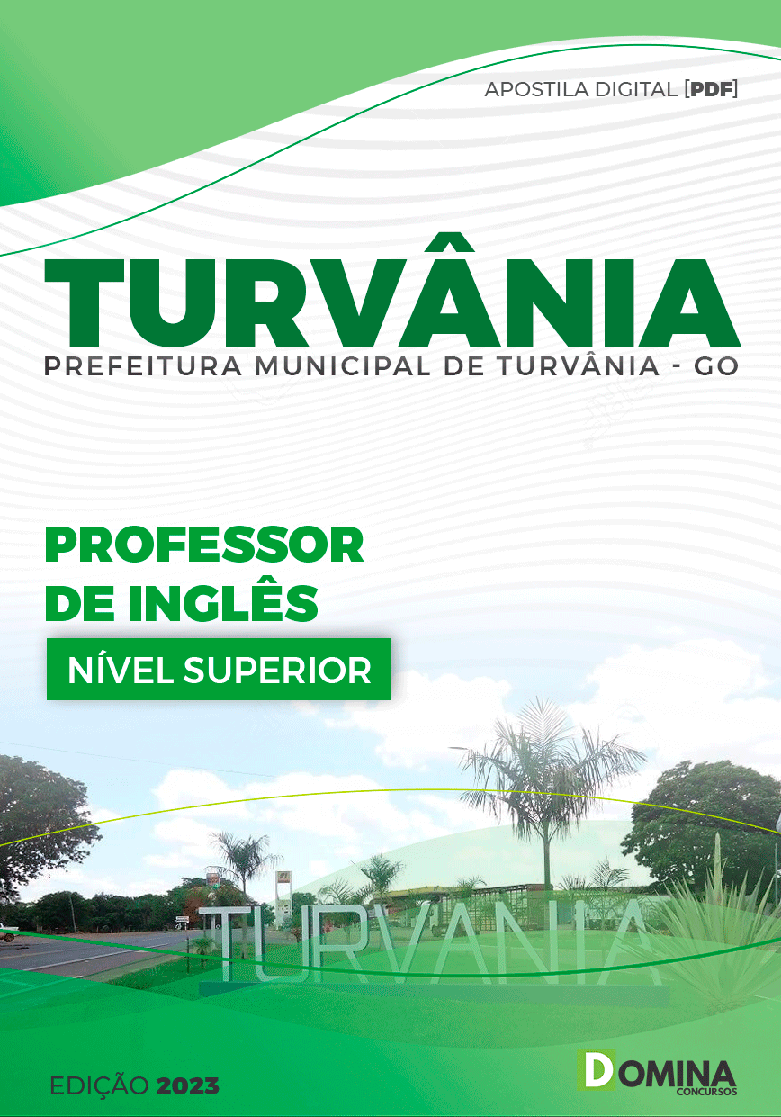 Apostila Pref Turvânia GO 2023 Professor de Inglês