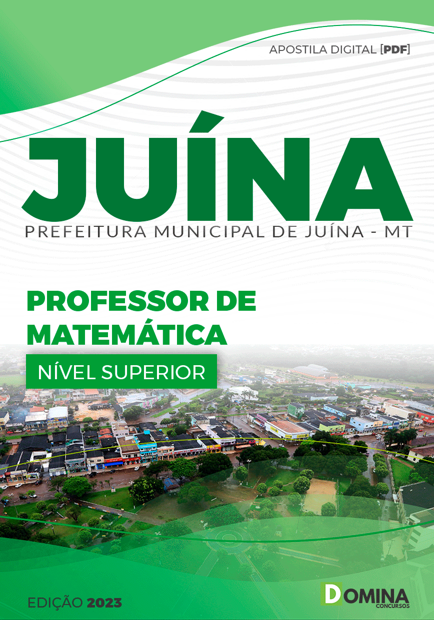 Apostila Pref Juína MT 2023 Professor de Matemática