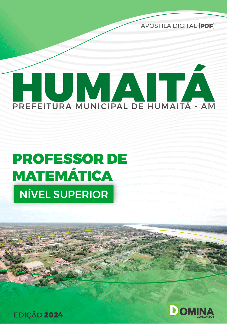 Apostila Pref Humaitá AM 2024 Professor de Matemática