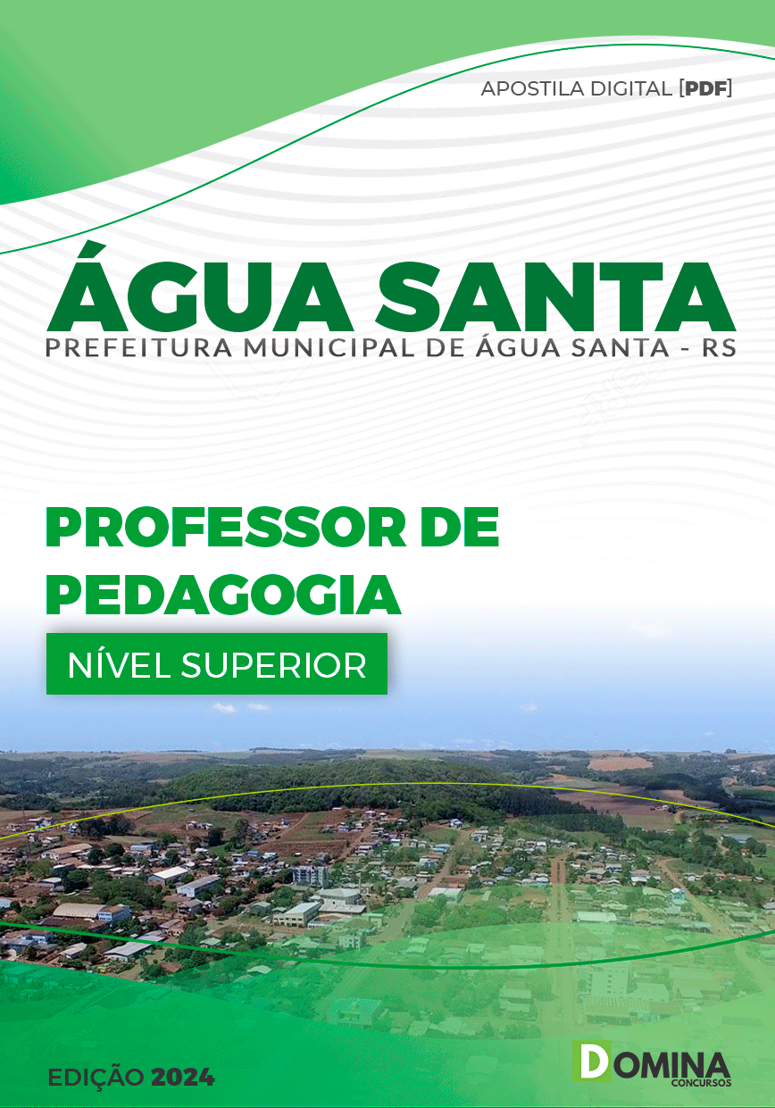 Apostila Pref Água Santa RS 2024 Professor de Pedagogia