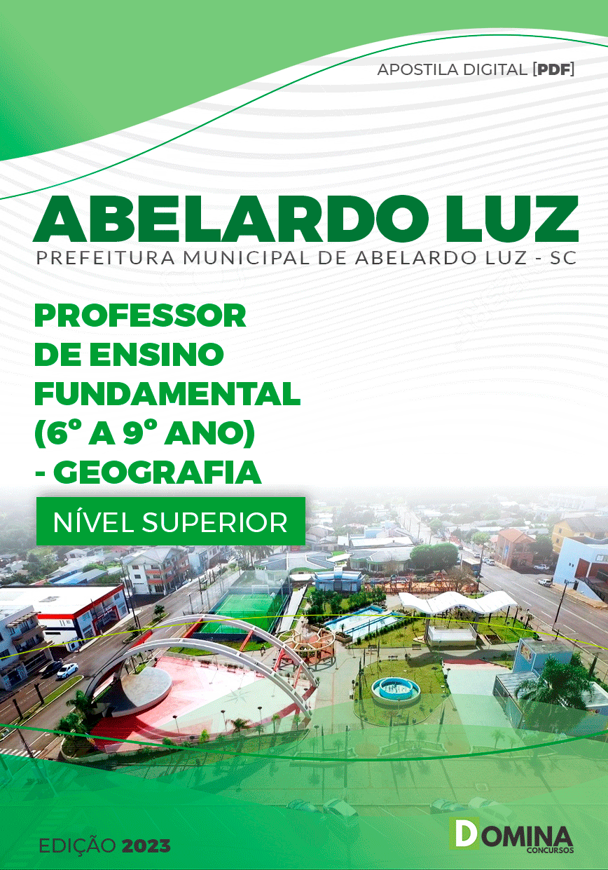 Apostila Pref Abelardo Luz SC 2023 Professor de Geografia