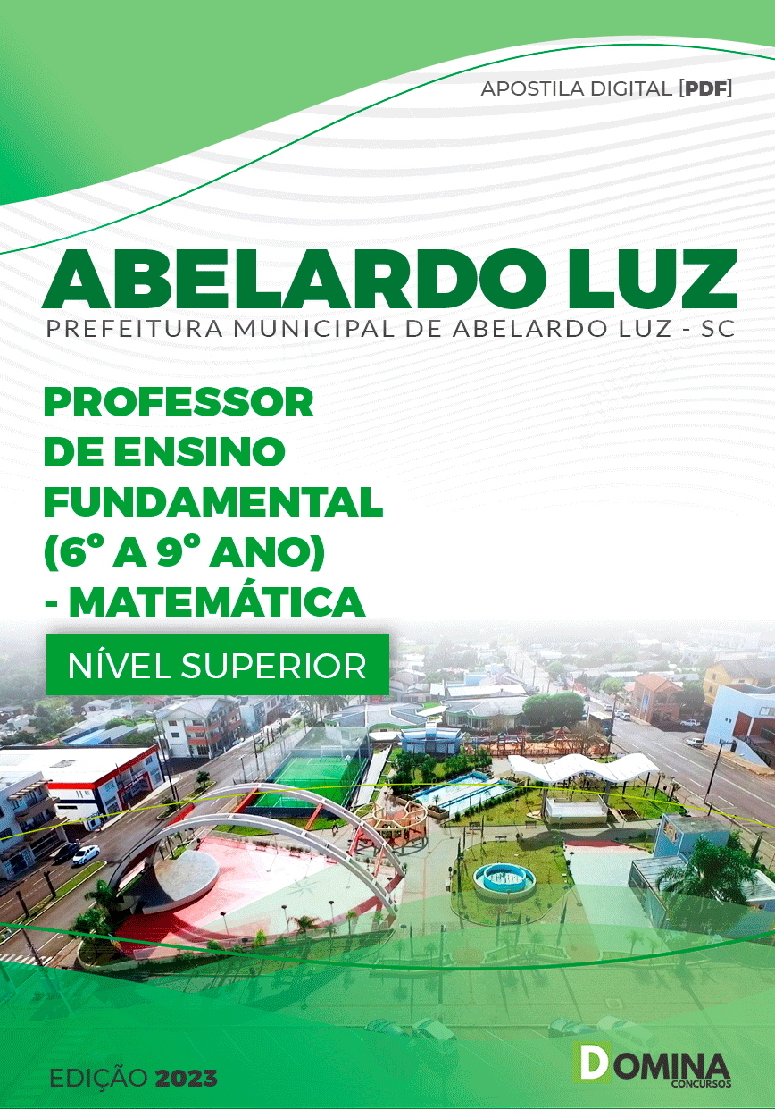 Apostila Pref Abelardo Luz SC 2023 Professor de Matemática
