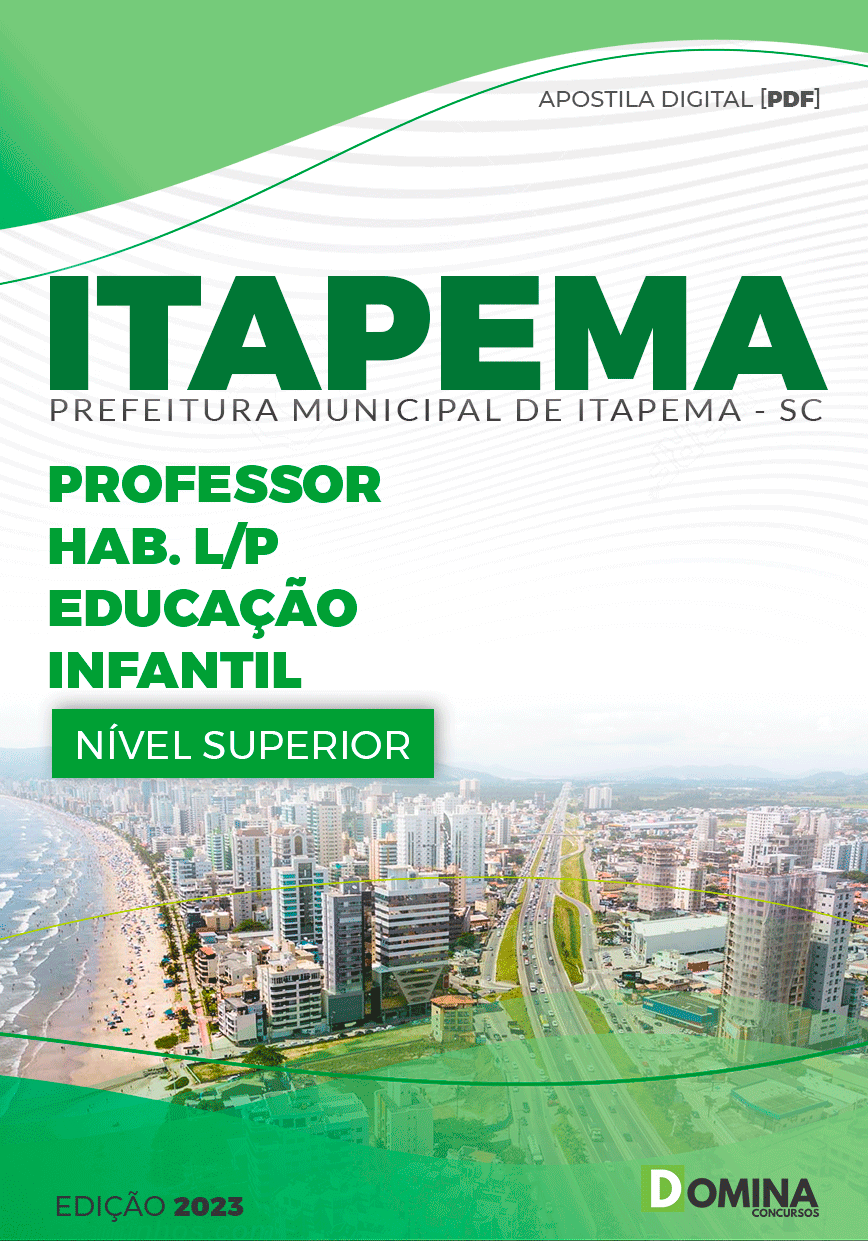 Apostila Pref Itapema SC 2023 Professor Educação Infantil