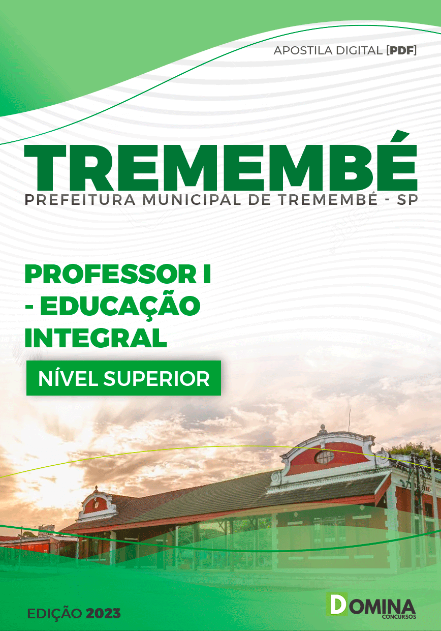 Apostila Pref Tremembé SP 2023 Professor Educação Integral