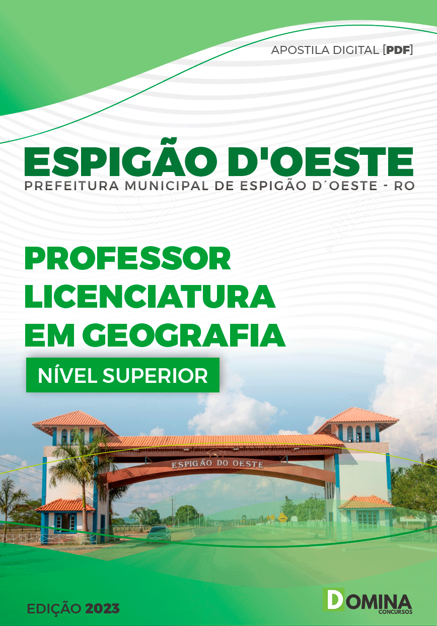 Apostila Pref Espigão D’oeste RO 2023 Professor Geografia