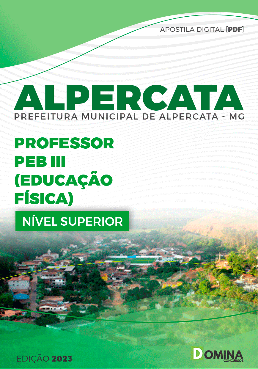 Apostila Pref Alpercata MG 2023 Professor Educação Físico
