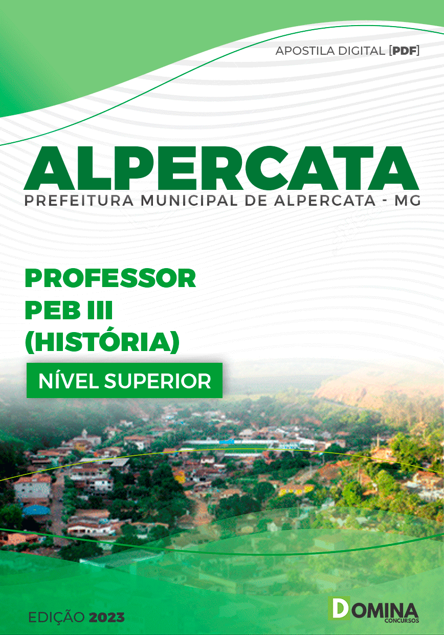 Apostila Pref Alpercata MG 2023 Professor História