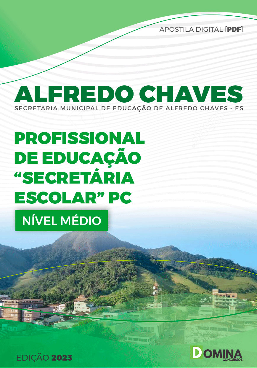 Apostila SME Alfredo Chaves ES 2023 Secretária Escolar