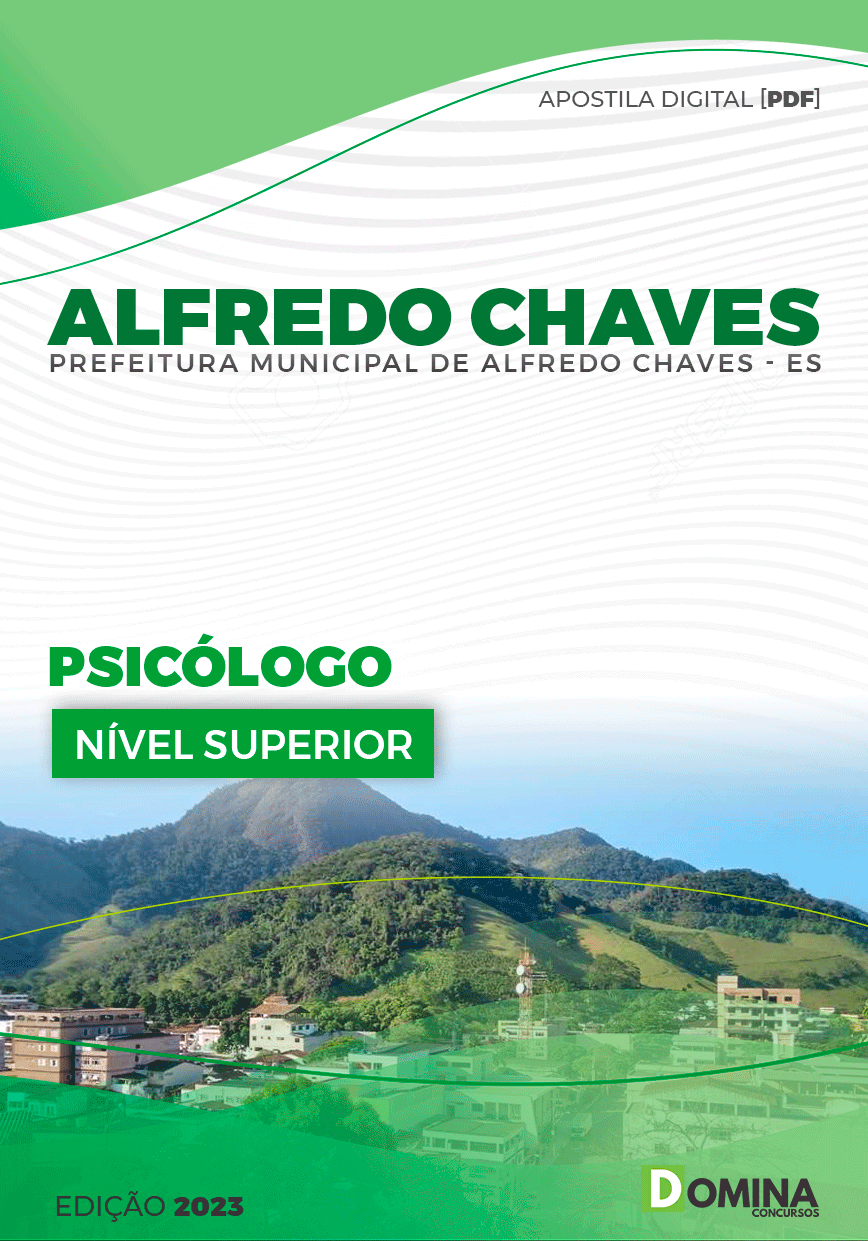 Apostila Pref Alfredo Chaves ES 2023 Psicólogo