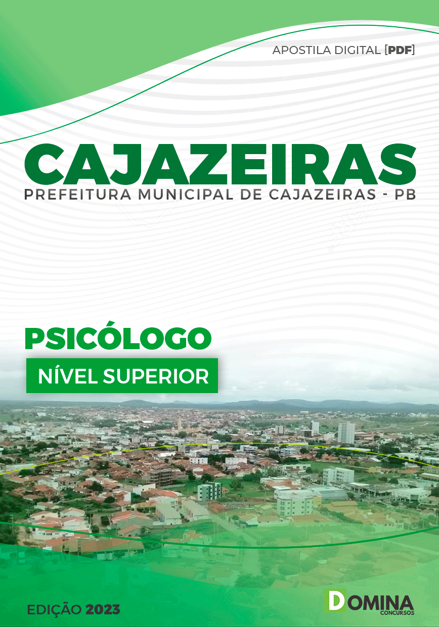 Apostila Pref Cajazeiras PB 2023 Psicólogo