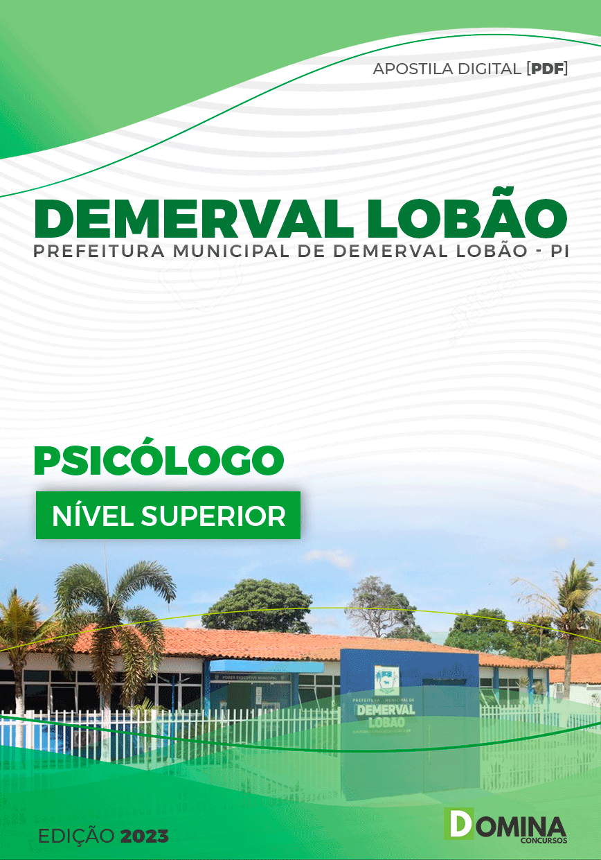 Apostila Pref Demerval Lobão PI 2023 Psicólogo