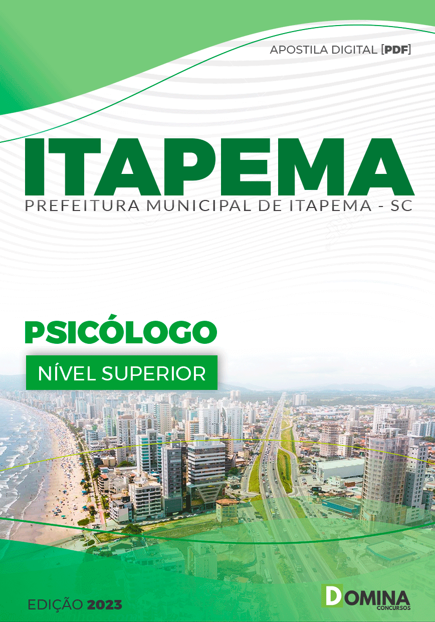 Apostila Concurso Pref Itapema SC 2023 Psicólogo