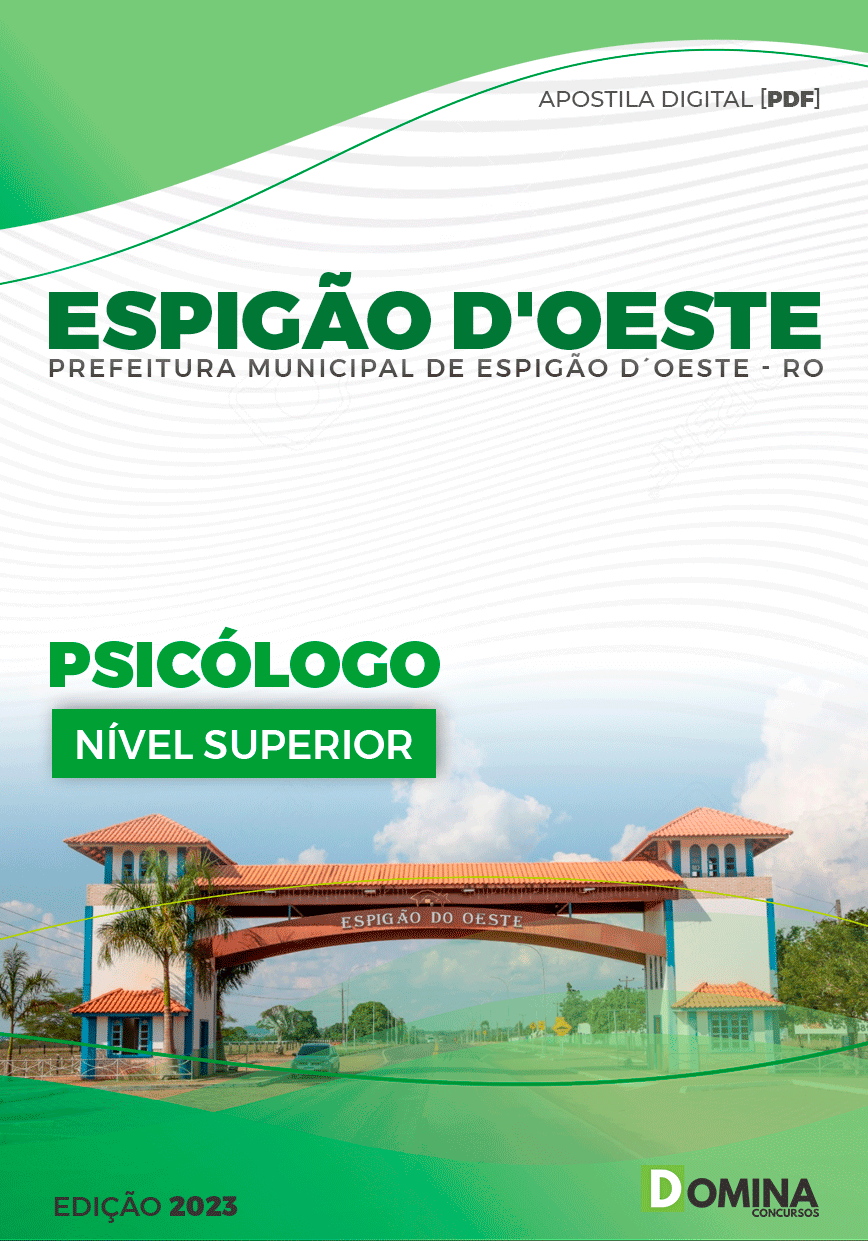 Apostila Pref Espigão D’oeste RO 2023 Psicólogo