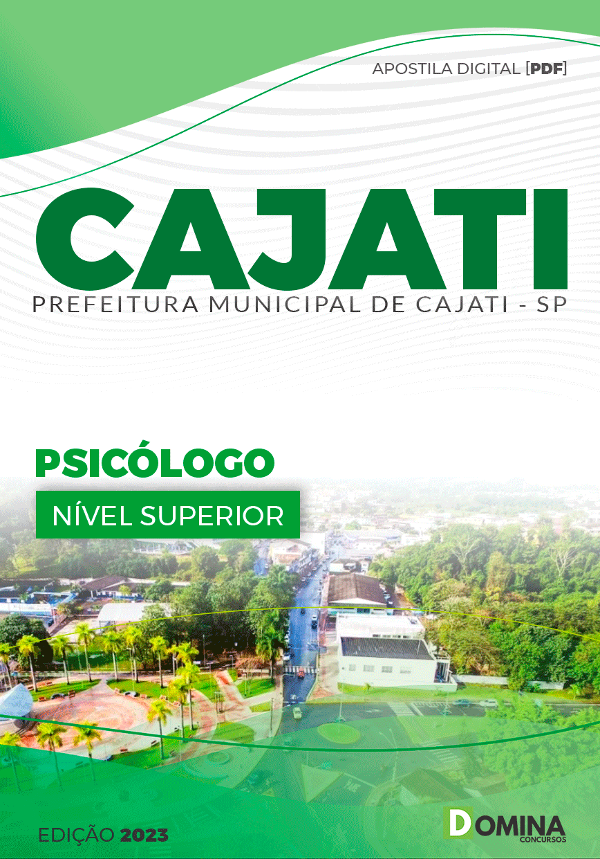 Apostila Pref Cajati SP 2023 Psicólogo