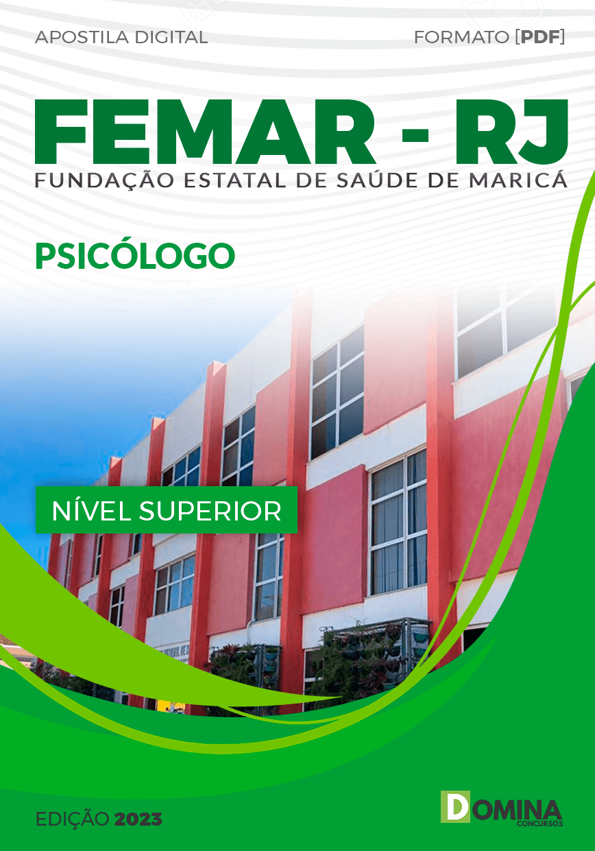 Apostila Concurso FEMAR RJ 2023 Psicólogo