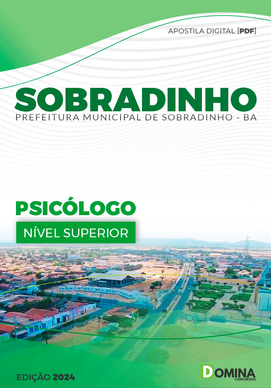 Apostila Pref Sobradinho BA 2023 Psicólogo