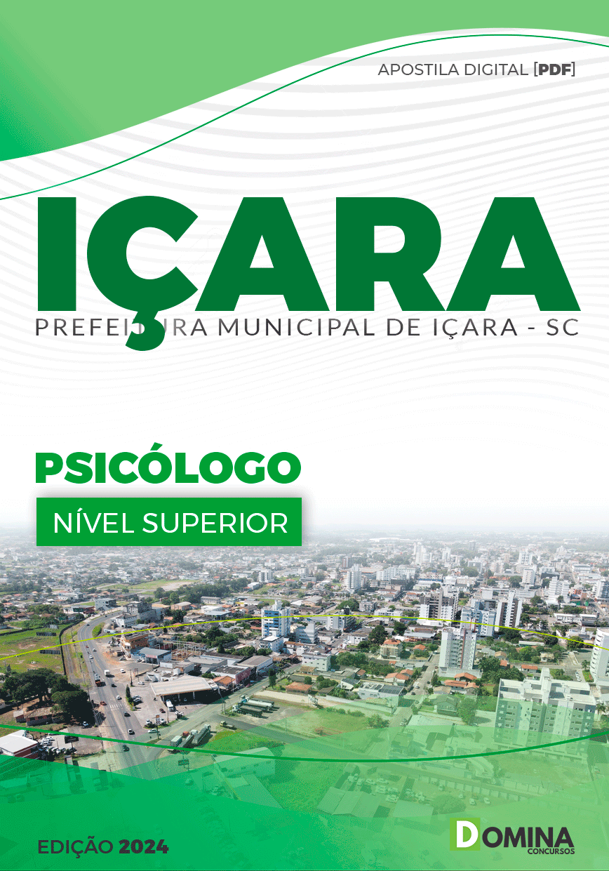 Apostila Pref Içara SC 2024 Psicólogo