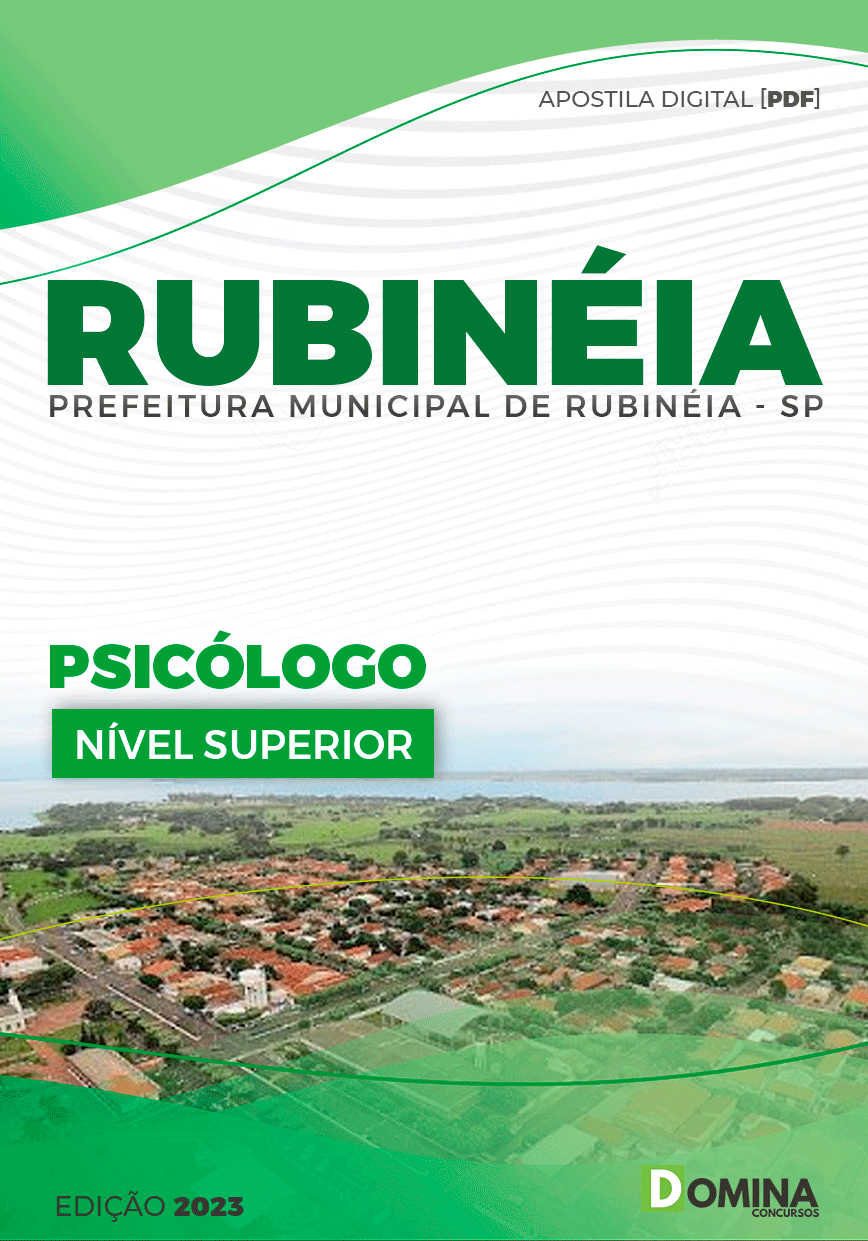 Apostila Pref Rubinéia SP 2023 Psicólogo