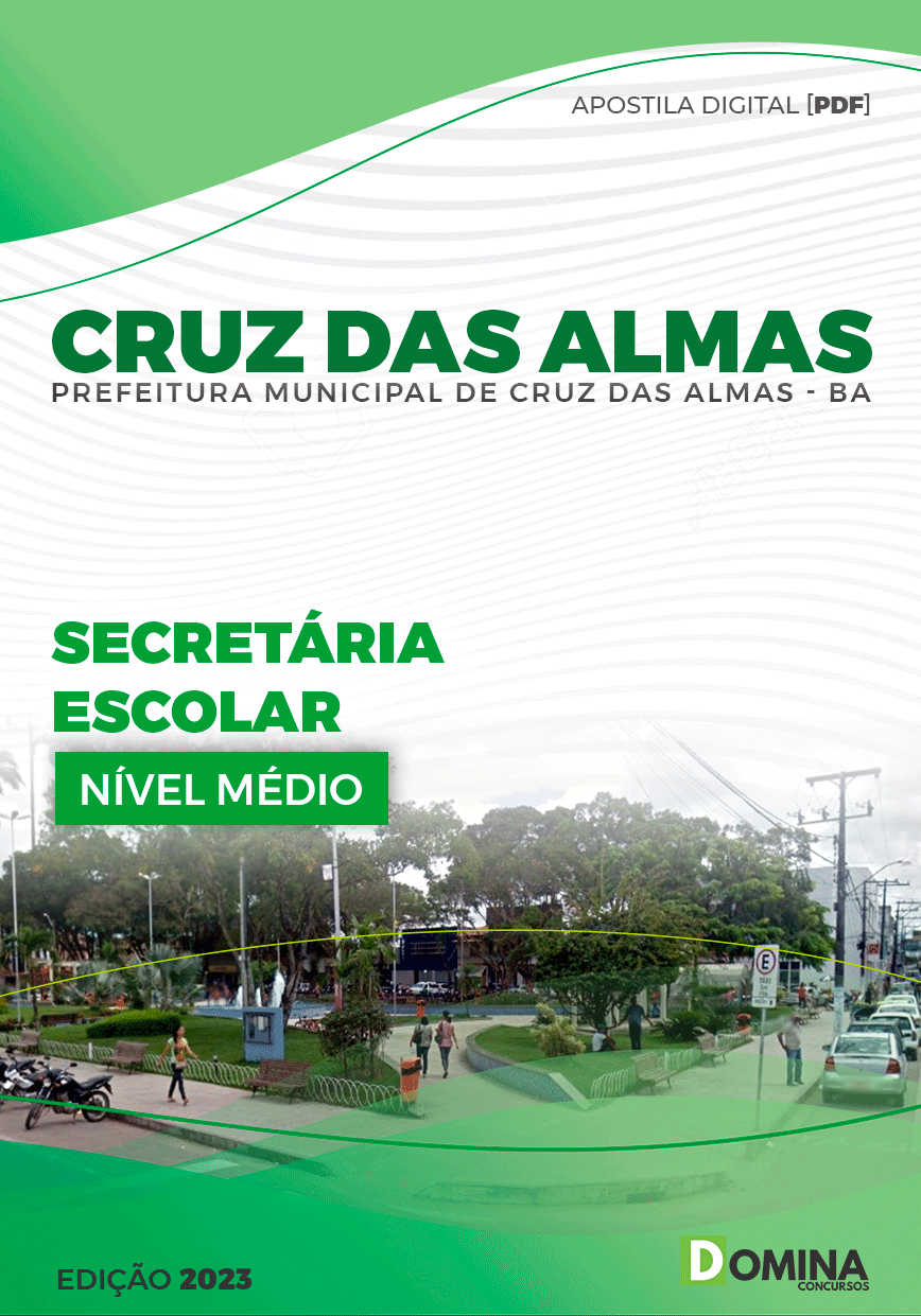 Apostila Pref Cruz das Almas BA 2023 Secretária Escolar