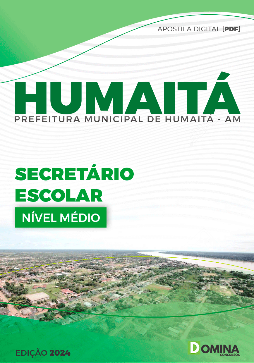 Apostila Pref Humaitá AM 2024 Secretário Escolar