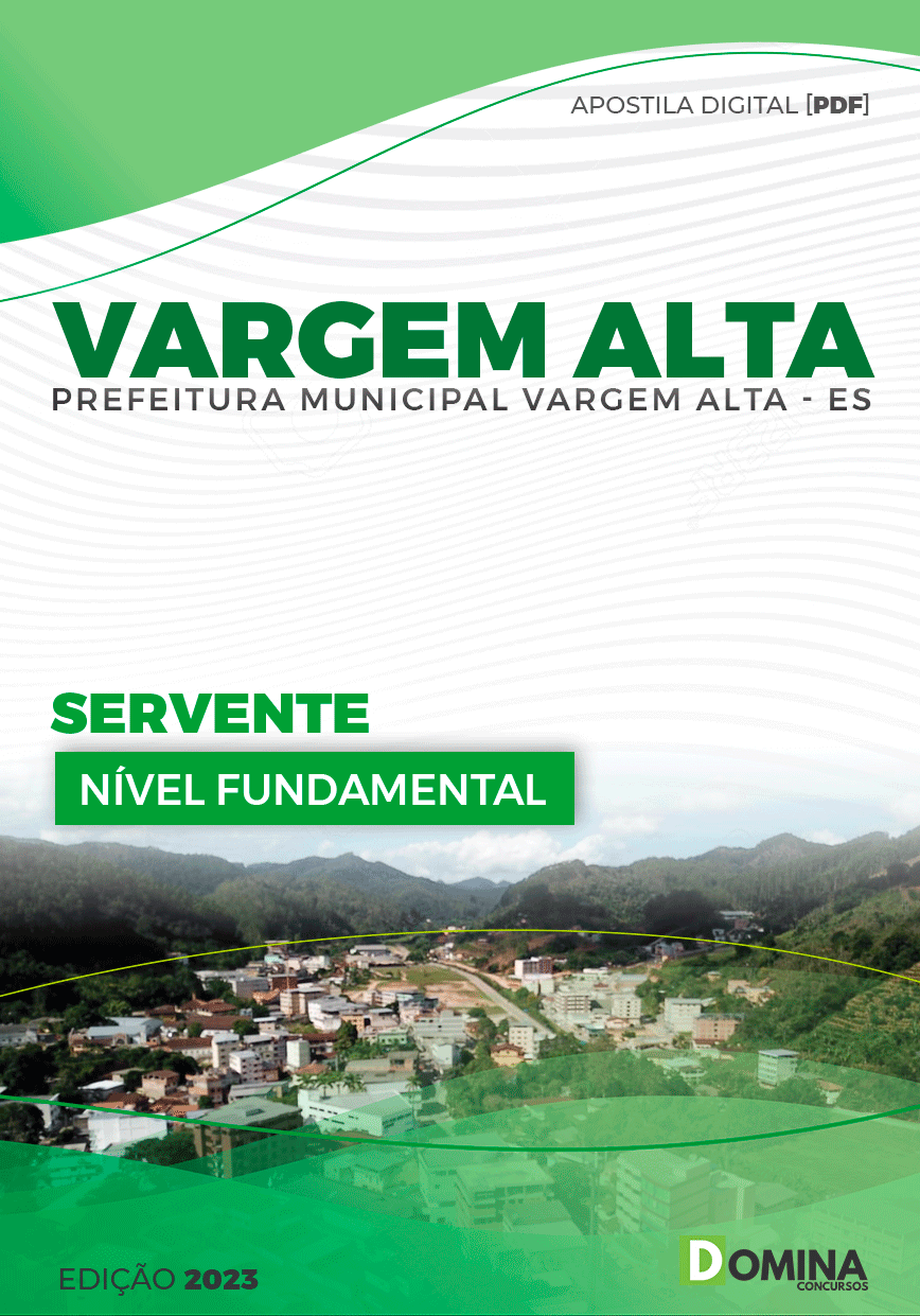 Apostila Pref Vargem Alta ES 2023 Servente