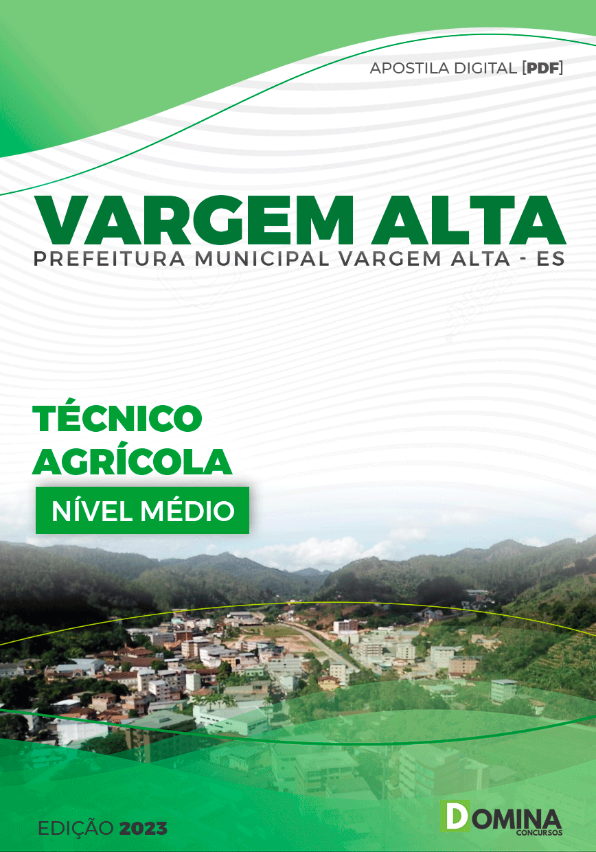 Apostila Pref Vargem Alta ES 2023 Técnico Agrícola