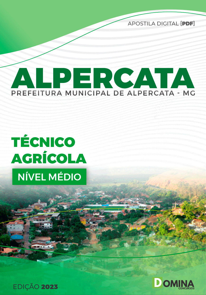Apostila Pref Alpercata MG 2023 Técnico Agrícola