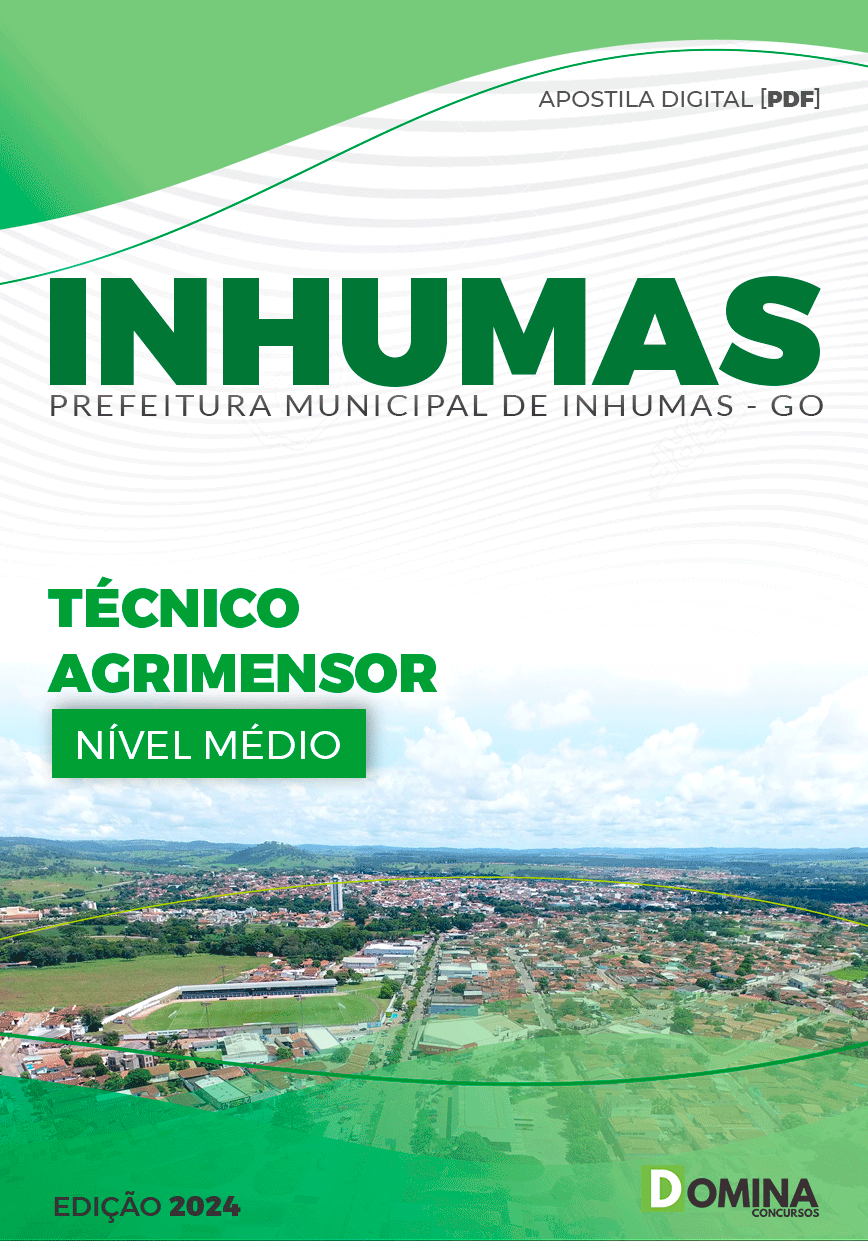 Apostila Pref Inhumas GO 2024 Técnico Agrimensor