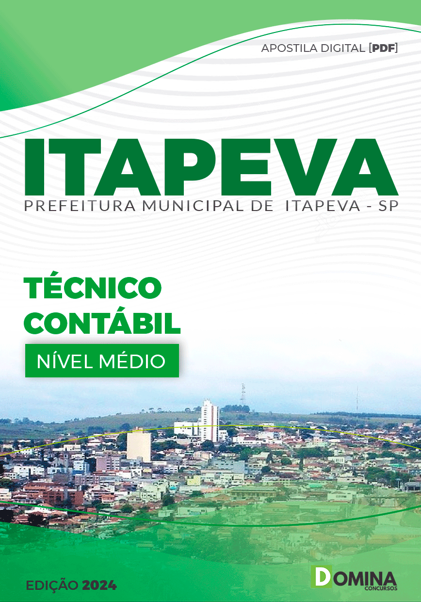 Apostila Pref Itapeva SP 2024 Técnico Contábil