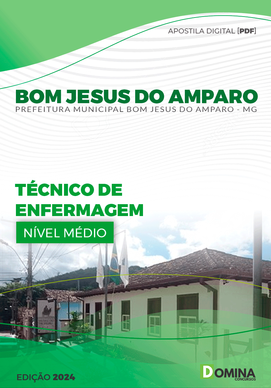 Pref Bom Jesus do Amparo MG 2024 Técnico de Enfermagem