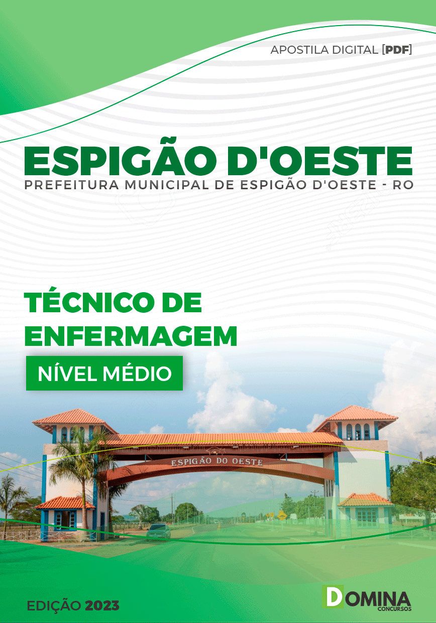 Apostila Pref Espigão D’oeste RO 2023 Técnico Enfermagem