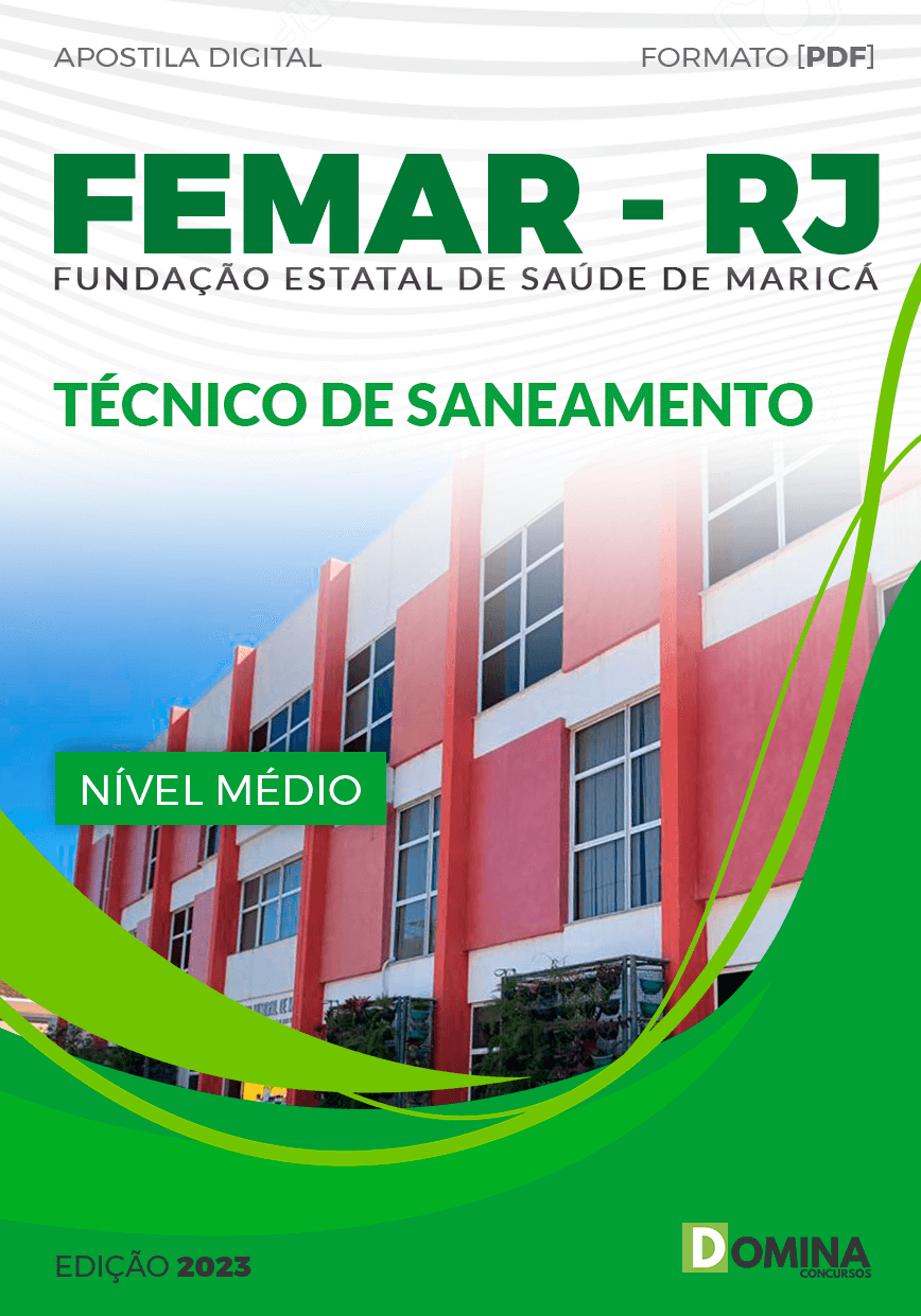 Apostila Concurso FEMAR RJ 2023 Técnico Saneamento