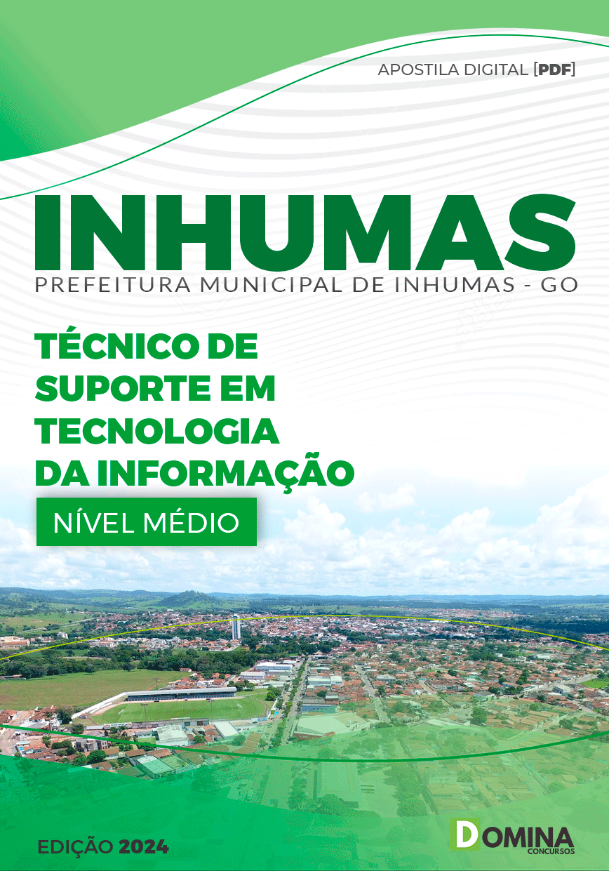 Apostila Pref Inhumas GO 2024 Técnico de Suporte em TI